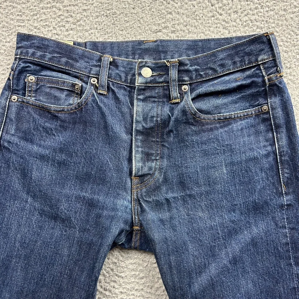 J. Crew Kaihara Japanese Selvedge Jeans Mens fits 30x32 Blue 770 Slim Straight